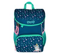 Kinderrucksack Scooli Mini Me Mia Magic, Rosa, Hellblau, Dunkelblau, Textil, 20x29x13 cm, Füttern, Kindergartenzubehör, Kinderrucksäcke