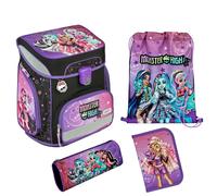 Scooli EasyFit Schulranzen-Set 5-teilig Monster High