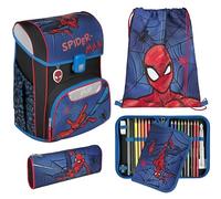 Scooli Schulranzen Set EasyStart Spider-Man, ergonomisch, Grundschule
