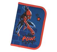 Scooli - Spider Man Gefülltes Schüleretui - Komplettes Etui mit hochwertigen Stiften und mehr - All-in-One Schuletui - Praktisch für die Schule - Für Jungen ab 6 Jahren