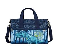 Scooli - Jurassic World Sporttasche für Kinder - 23 x 35 x 16 cm - geräumiges Hauptfach - Verstellbarer Schultergurt - Zubehör für die Schule - Umhängetasche