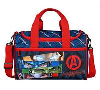 Scooli Sporttasche mit Hauptfach und Vortasche, Marvels The Avengers, ca. 16 x 35 x 23 cm, blau
