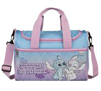 Scooli - Stitch Sporttasche für Kinder - 23 x 35 x 16 cm - geräumiges Hauptfach - Verstellbarer Schultergurt - Zubehör für die Schule - Umhängetasche