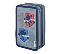 Scooli - Tripledecker Harry Potter - Gefülltes Schüleretui mit hochwertigen Stiften & Zubehör - Ideal für Schule, Freizeit und unterwegs - ab 6 Jahren