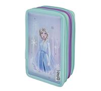 Scooli - Tripledecker Schüleretui Frozen - Großes Schüleretui mit hochwertigen Stiften - praktisch und funktional - für die Schule und unterwegs - hochwertige Qualität - ab 6 Jahren