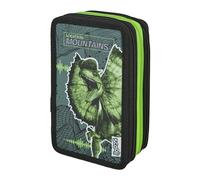 Scooli - Tripledecker Schüleretui Jurassic World - Großes Schüleretui mit hochwertigen Stiften - praktisch und funktional - für die Schule und unterwegs - hochwertige Qualität - ab 6 Jahren