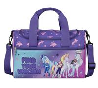 Scooli - Unicorn Academy Sporttasche für Kinder - 23 x 35 x 16 cm - geräumiges Hauptfach - Verstellbarer Schultergurt - Zubehör für die Schule - Umhängetasche