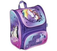 Vorschulranzen SCOOLI "Cutie", Kinder, Gr. B/H/T: 21cm x 23cm x 13cm, unicorn academy, Polyester, gemustert, Rucksäcke (91532356-0) unicorn academy