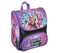 Scooli - CUTIE Vorschulranzen Monster High - Hauptfach und Vortasche - gepolsterte Träger und Rücken - Ideal für Kinder ab 3 Jahren