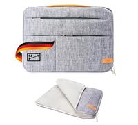 SCOPE -5750- Laptop Tasche 14 Zoll Notebook Sleeve Case Hülle mit Zubehör Fächern, Laptoptasche Schutzhülle mit Fleece Innen Tasche für Netbook MacBook IPad Lenovo Yoga Surface