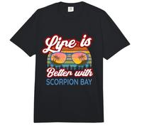 Scorpion Bay Souvenirs/Life is Better with Scorpion Bay! Comfort Colors Adult Heavyweight T-Shirt