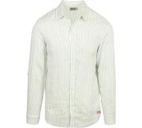 Scotch and Soda Leinenhemd Streifen Weiß - Größe M Wollweiß M