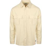 Scotch and Soda Melange Overshirt Beige - Größe XL Beige XL
