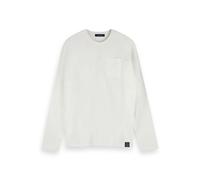 Scotch & Sod Herren Langramshirt Chic Jersey Longsleeve 155325-0006 M White