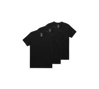 Scotch & Soda 3pk Mens Ultra Soft V-neck Tee Underwear Black Größe: M | Basic T-Shirts Outlet | Herren | Schwarz