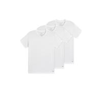 Scotch & Soda 3pk Mens Ultra Soft V-neck Tee Underwear White Größe: S | Basic T-Shirts Outlet | Herren | Weiß