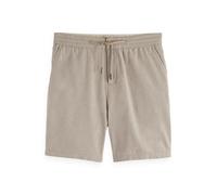 Scotch & Soda - Bermuda aus Baumwollsatin/Leinen grau - Gr. - 36