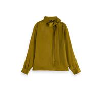 Scotch & Soda Bow Neck Top Olive Größe: 42 | Blusen Outlet | Damen | Grün