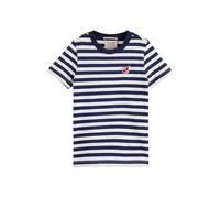 Scotch & Soda Boys Core - The Free Spirit Peace Bird Striped T-shirt Navy/ Größe: 10 | T-Shirts Outlet | kids | Blau