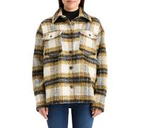 Scotch & Soda Hemdjacke in in Beige/ Schwarz - Größe M | Damenjacken