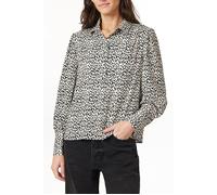 Scotch & Soda Button Up With Gathers Abstract Dots Größe: XS | Business hemden Outlet | Damen | Weiß