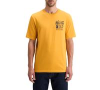 Scotch & Soda Chest Artwork T-shirt Yellow Cab Größe: M | Bedruckte T-Shirts Outlet | Herren | Gelb