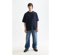 Scotch & Soda Core - 3 Crosses Loose Fit Pocket T-shirt Night Größe: XXL | Basic T-Shirts Outlet | Herren | Schwarz