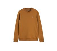 Scotch & Soda Herren Essential Badge Logo Crewneck Sweatshirt, Cathay Spice, XXL
