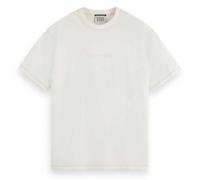 SCOTCH&SODA Herren T-Shirt - Core Logo Front Chest T-Shirt, Rundhals, Kurzarm, Logo, einfarbig Weiß 2XL