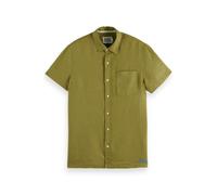 Scotch & Soda Core Seasonal - Regular-fit Short-sleeved Linen Shirt Calla Größe: XXL | Business hemden Outlet | Herren | Weiß