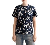 Scotch & Soda Damen All Over Printed Sweatshirt, Ribbon Navy AOP V460, L