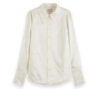 Scotch & Soda Damen Shirt Core Satin Shirt, Off White,38