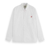Scotch & Soda Damen Shirt Core - The Free Spirit Peace Bird Poplin Shirt, Weiß,40