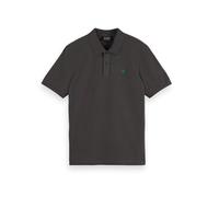 Scotch & Soda Essential Logo Piqué-Poloshirt - grau - Größe M Größe:M