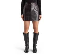 Scotch & Soda Faux Leather Mini Skirt Wine Größe: S | Lederröcke Outlet | Damen | Rot