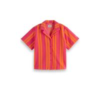 Scotch & Soda Girl Short-sleeved Towelling Camp Shirt Electric Pink/ Orang Größe: 10 | Hemden Outlet | kids | Rosa