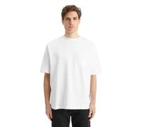 SCOTCH&SODA Herren T-Shirt - Core 3 Crosses Loose Fit Pocket T-Shirt, Rundhals, Kurzarm, einfarbig Weiß XL