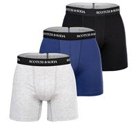 Scotch & Soda Boxershorts 3er-Pack - blau/grau/schwarz - Größe XL Größe:XL