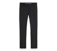 Scotch & Soda Herren Core - Mott Slim Fit Stretch Cotton Chino Pants, Black 0008, 38W / 34L EU