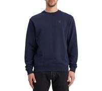 Scotch & Soda Herren Essential Badge Logo Crewneck Sweatshirt, Night, S