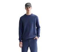 Scotch & Soda Herren Essential Badge Logo Crewneck Sweatshirt, Oceana, L