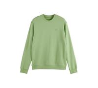 Scotch & Soda Herren Essential Badge Logo Crewneck Sweatshirt, Pistachio, M