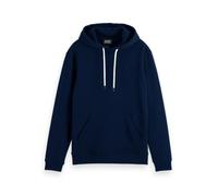 SCOTCH&SODA Herren Hoodie - Core, Logo Sweatshirt, Kapuze, einfarbig, Baumwolle Dunkelblau S