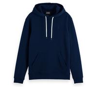 SCOTCH&SODA Herren Hoodie - Core, Logo Sweatshirt, Kapuze, einfarbig, Baumwolle Dunkelblau L