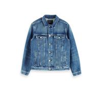Scotch & Soda Herren Jeansjacke Trucker Jacket 154120-3343 S Blauw Cure