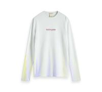 Scotch & Soda Herren Langarmshirt Lightweight longsleeve 152259-0006 XL White