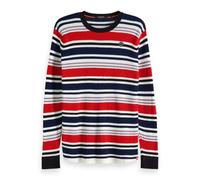 Scotch & Soda Herren Langarmshirt Waffle Stripes 150530-17 S Combo A