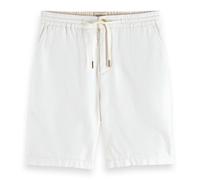 SCOTCH&SODA Herren Leinenshorts - Fave Cotton/Linen Twill Bermuda Short, einfarbig 28W Beige