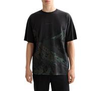 Scotch & Soda Herren Overdyed Loose-Fit T-Shirt, Meteorit 021, XL