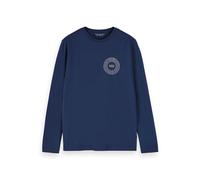 Scotch & Soda Herren Pullover Organic Cotton Longsleeve Tee 155326-0002 M Night